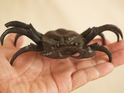 Sculpture crabe art - , cuivre