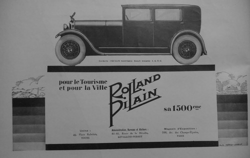 Publicité 1927 rolland - publicitÉ,