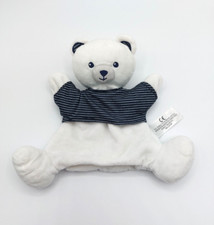 Doudou plat marionnette ours