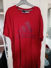T-shirt rouge Adidas taille L