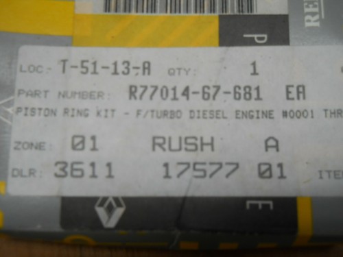 Winnebago lesharo piston ring - winnebago,