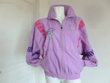 VESTE BLOUSON MARQUE SERGIO TACCHINI TEINTE PARME ROSE ET BLEU  T. 38 / 40 