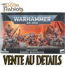 Warhammer 40000 Berserk de Khorne Vente au détails Rabiots Bitz Sprue