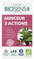 Biosens Minceur 3 actions BIO : brûle graisse, draineur, satiété