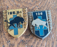 Insignes Lot de 2 126° RI