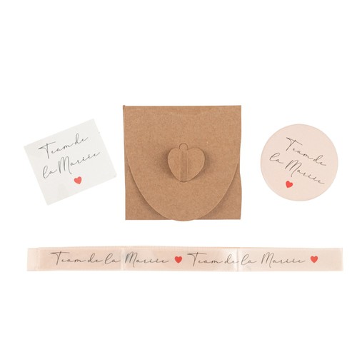 Kit evjf team mariée badge - kit,