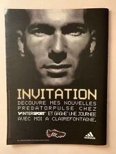 PUBLICITE 2004 - INTERSPORT ADIDAS PREDATOR - ZINEDINE ZIDANE