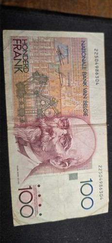 Billet 100 francs belge - francs,