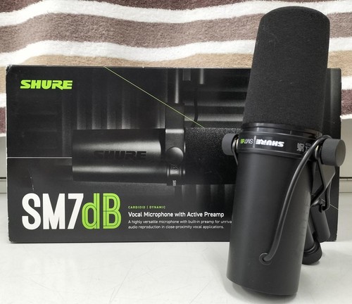 Microphone vocal shure sm7db - microphone,