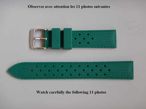Bracelet strap vert - 18, mm