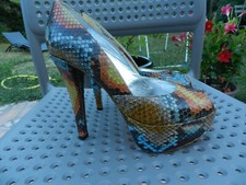 ESCARPINS  FREE LANCE NEUFS EN PYTHON VERITABLE  P  36