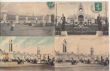 Lot de 4 cartes postales