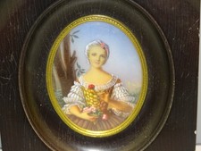 -ANCIENNE MINIATURE PEINTE
