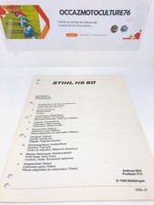 Vue Éclatée Taille Haies Stihl HS 60 ( Français, Anglais, Allemand )