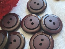 Lot 5 gros boutons vintage