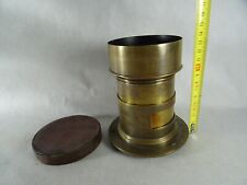 objectif  laiton GASC & CHARCONET appareil photo brass lens