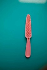 Vintage Original Barbie Peigne Poupée Brosse a Cheveux Rose Mattel 70/80 Taiwan