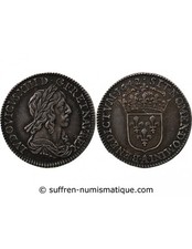 France Louis XIV - 1/12 Ecu