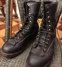 Wesco Black Leather Lace-Up
