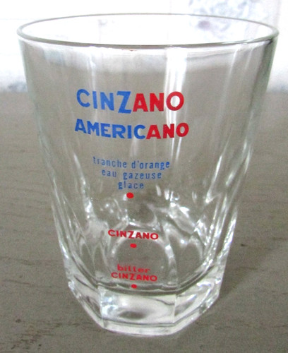 Verre cinzano americano - cinzano, doseur