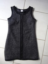 SUPERBE Robe laine noir / gris