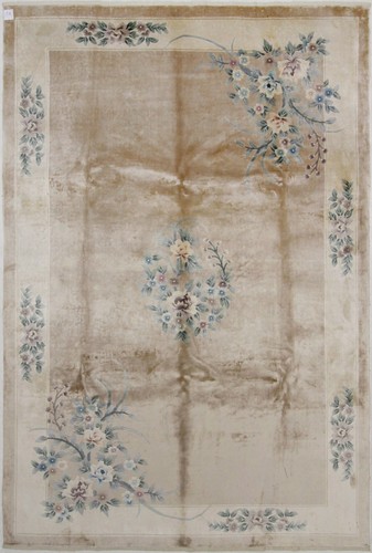 Chine tapis soie pure - soie,