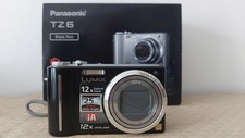 PANASONIC Photo Numérique Lumix DMC-TZ6  Optique LEICA chargeur accessoire Boîte