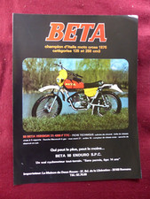 Prospectus Catalogue Brochure Moto : BETA 50cc version 1977