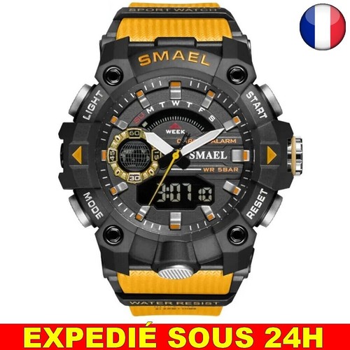 Montre smael homme - ✅,