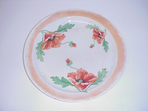 Antique platter porcelain - platter,