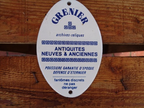 Ancienne plaque emaillee - ancienne,