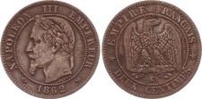 2 Centimes Napoléon III -