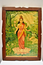 Antique Lakshmi Lithographie