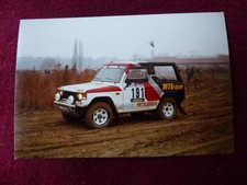 photo originale / rallye auto 4X 4 / PARIS ALGER DAKAR  1984 / MITSUBISHI