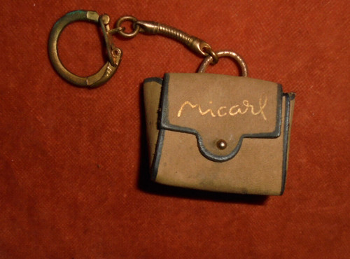 Porte clés cuir véritable - cuir,