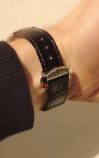 Bracelet Montre Omega 18mm Cuir Alligator