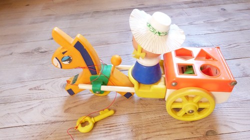 Rare jouet vintage tirer - jouet,