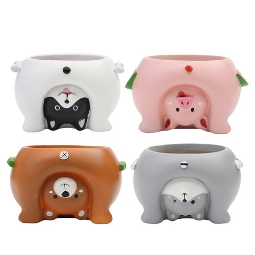Mignon animal pot fleur - pot,