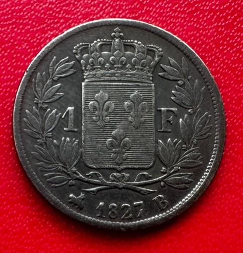 Franc charles 1827 b - 1, x