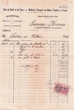 79 SAINT VARENT charpentier GUMEAU MOREAU 1927 bois