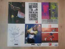 ANDRE AGASSI, NIKE AIR, 5 VINTAGE ADVERTISINGS / CLIPPINGS, COLLECTOR (JT29)