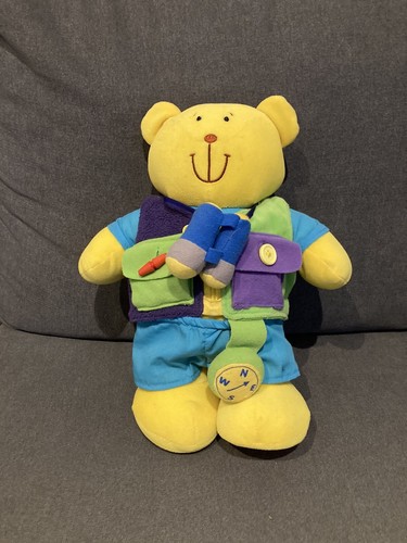 Peluche ours jaune jumelles - ours,