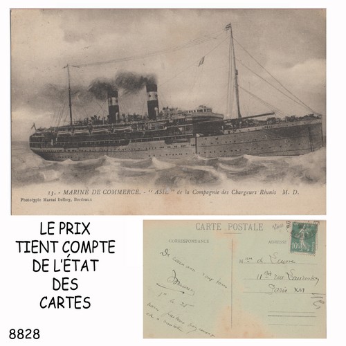 8828 cpa carte postale - cpa,