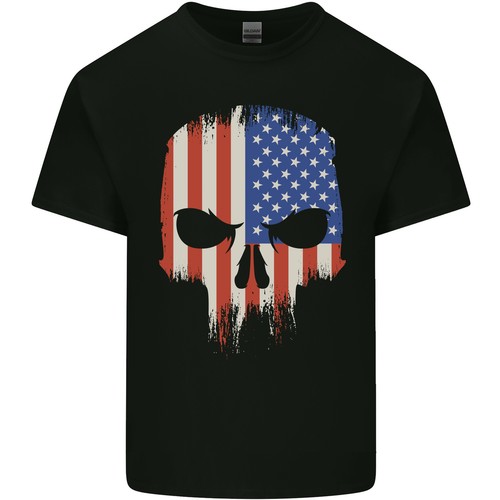 Shirt enfant skull america - skull,