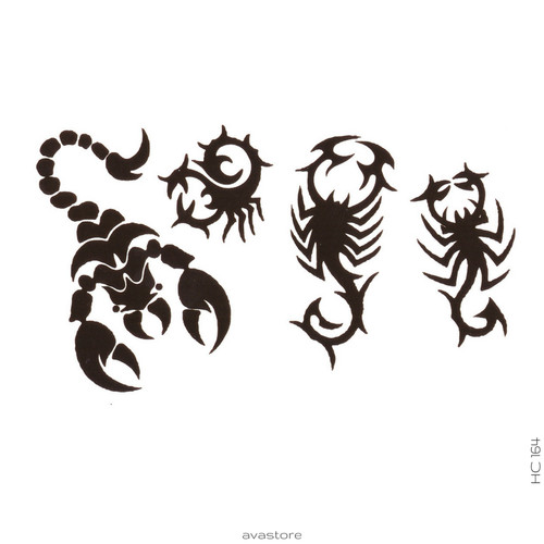 Tatouage temporaire scorpions - tatouage,