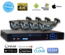 Kit Videosorveglianza IP 4MPX