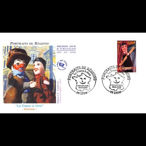 Fdc guignol 24 5 2003 - fdc, jf