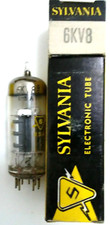 Tube 6KV8 SYLVANIA NOS NIB neuf 1 pièce en boîte
