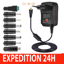 Adaptateur secteur universel 30W chargeur multi-tension 3V /4.5 /5V/6V/7.5V/9V/1