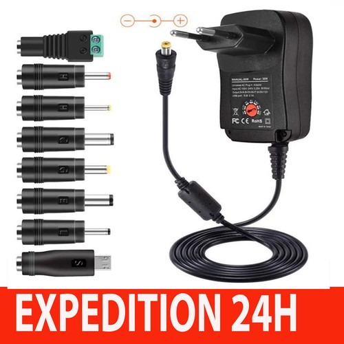 Adaptateur secteur universel